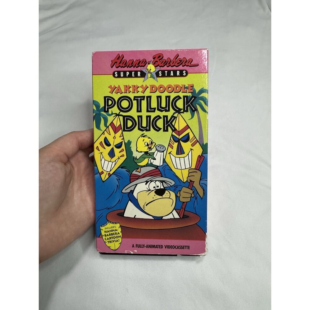 Hanna Barbera VHS Animation Yakky Doodle Potluck Duck